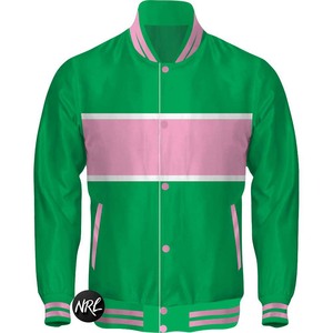 Wholesale Custom <b>Men's</b> <b>Baseball</b> Letterman Style Satin Varsity <b>Jackets</b> High Quality Chenille Embroidery Breathable Eco-Friendly - Product Image 1