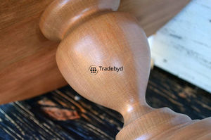 Elegante soporte de pastel de madera hecho a mano para exhibición de postres, servicio de fiesta de boda de cumpleaños y decoración de cocina rústica Tradebyd - Product Image 6