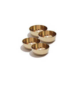 Cuenco de Latón Pulido a Mano, Cuenco de Metal para Hogar, Cocina, Hotel, Calidad Estándar, Cuenco Redondo para Mesa - Product Image 1