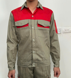 Ensemble de vêtements de travail OEM personnalisé vêtements de sécurité industrielle durables, tissu respirant, vente en gros fournisseur du Viet Nam - Product Image 5