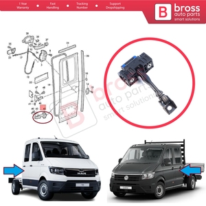 BDP1674 Charnière de porte arrière double cabine avec limiteur de freinage pour Crafter MK2 e-Crafter TGE 2017-actuel 7CA839249A - Product Image 5