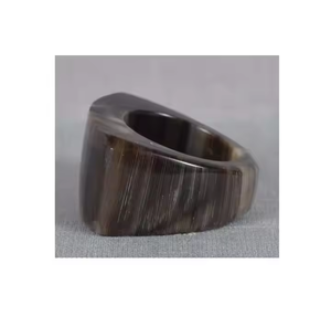 Buffalo Horn Ring Daily Women Jewelry for Customized Size with Handmade by crescent <b>crafts</b> - Product Image 3