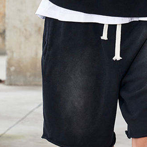 Hot Sale Sun Fade <b>Shorts</b> <b>Men</b> With Embroidery <b>Patch</b> Distressed <b>Shorts</b> and Custom Running <b>Shorts</b> - Product Image 5