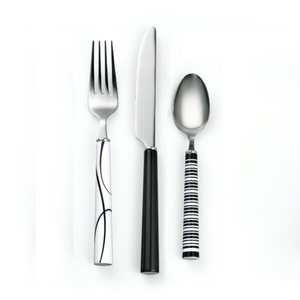 Venta al por mayor de La India Diseño popular Utensilios de cocina Cuchillo Tenedor Cuchara Cubiertos Juego de cubiertos de acero inoxidable para el hogar y el hotel - Product Image 4