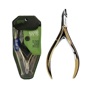 Pinzas profesionales para cutículas de acero inoxidable para salón y uso doméstico, precios de fábrica, hoja recta para uñas de los pies - Product Image 1