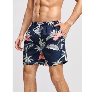 Pantalones cortos informales de poliéster 100% para hombre con bolsillos, pantalones cortos estampados de verano para hombre de BD - Product Image 3