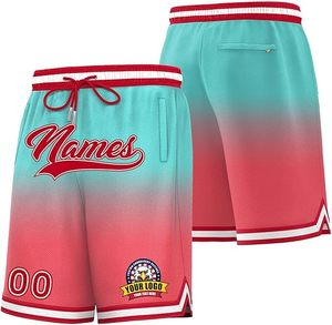 Shorts de basketball personnalisés en maille polyester à séchage rapide, avec logo personnalisé, pour athlétisme, course, gym, fitness, entraînement, unisexe, OEM, ODM, vente en gros - Product Image 1