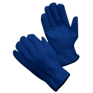 Customizable Logo Sheep Grain Leather Heavy-Duty Breathable Adjustable Wristlet Anti-Slip Abrasion-Resistant Safety <b>Gloves</b> - Product Image 6