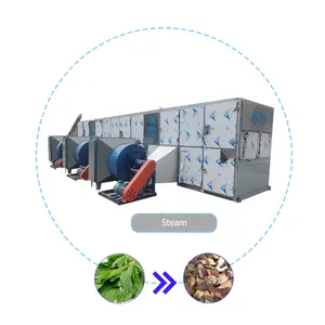Industrial And Commercial Large Output Dryer Elephant Grass Dryer Herb Dryer Cassava Leaf Drying Machine