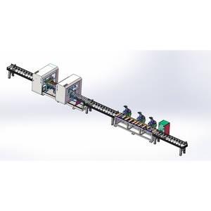 Ligne de production multifonctionnelle de cadres de portes <span class=keywords><strong>en</strong></span> <span class=keywords><strong>bois</strong></span>, scie à découper hautement automatisée, moteur 45KW, garantie 1 an, marque PATER - Product Image 1