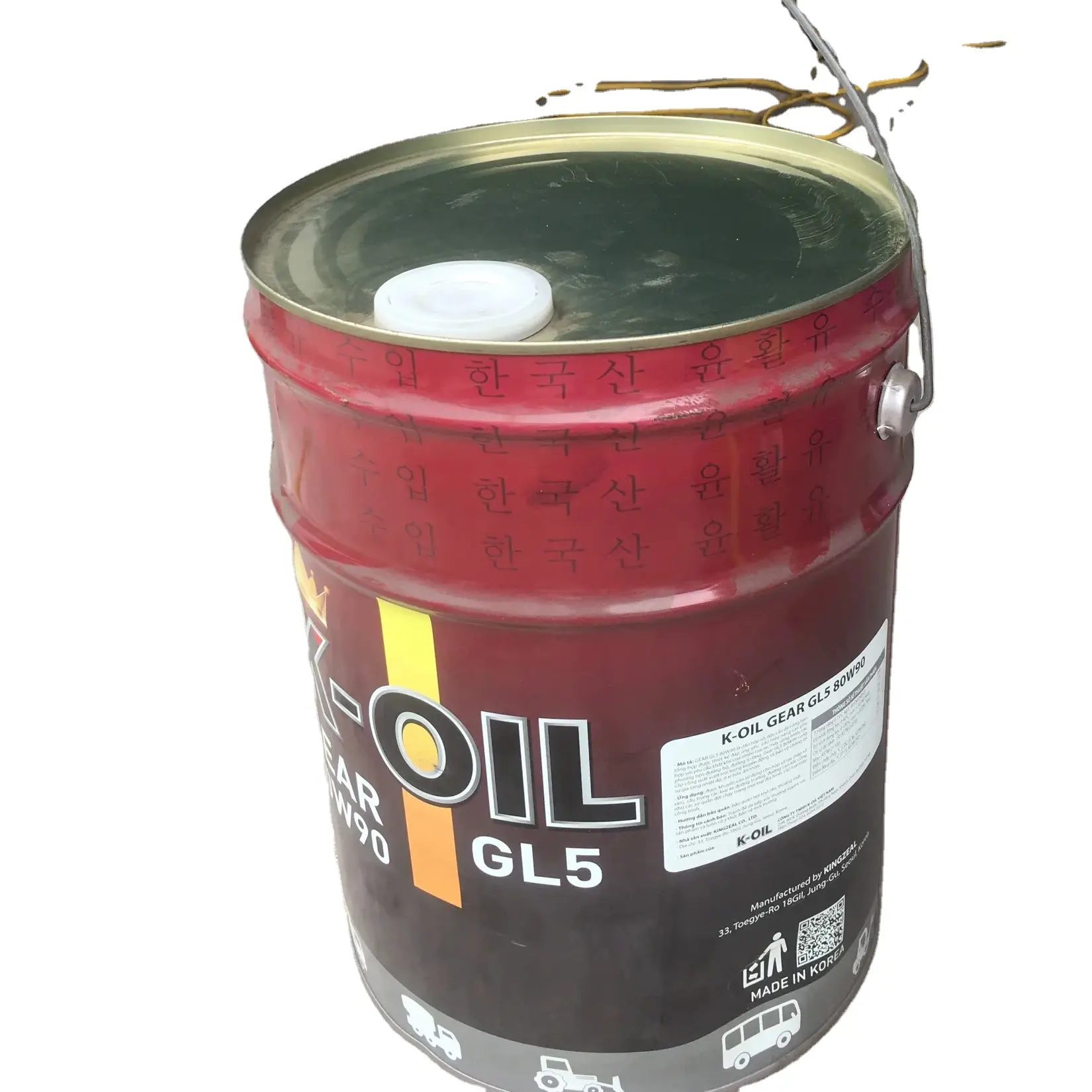 K-Oil GL5 ingranaggio olio di migliore qualità anti-usura prestazioni lubrificante grasso prezzo di fabbrica manuale da Vietnam