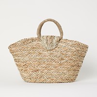 Sac en paille tressé avec logo, best-seller, sacs en herbe marine naturelle, sac à main durable en herbe marine