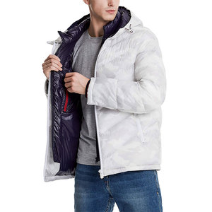 Coupe-vent Veste bouffante en duvet uni vierge pour hommes Vestes bouffantes premium multicolores et personnalisées pour hommes - Product Image 6