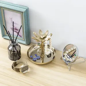 Bol en métal moderne artistique écologique fait à la main Article cadeau en forme de style européen pour affichage de décoration d'intérieur plaqué Superbe grand coffre-fort - Product Image 5