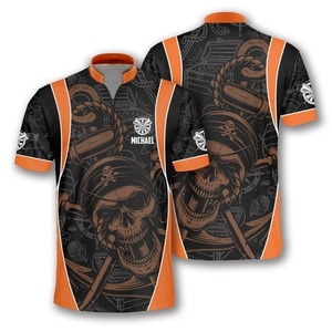 Sublimación completa Dardo Deportes Jersey Impresión personalizada Tela de alta calidad Costura duradera Perfecto para el desgaste del torneo del equipo - Product Image 4