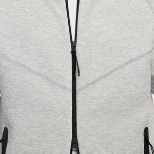 Fabricante de Sudaderas con Capucha y Cremallera Personalizadas de Alta Calidad para Hombre, 100% Algodón, Tejido de Punto, Estilo Cuadrado, Estampado Puff, Sudaderas con Capucha y Cremallera Lisas - Product Image 3