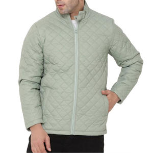 Chaqueta acolchada impermeable informal de moda de invierno ligera para hombre al por mayor, chaqueta negra, ropa larga - Product Image 1