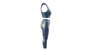 Top Trending Women's Yoga Set 2026 New Arrival Reversible Solid Plus Size Breathable Lightweight Front Custom Logo - Product Image 2