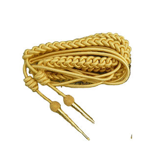 OEM Wholesale Custom Made Shoulder Aiguillette with Custom Color Size and logo Print Shine Wire Aiguillette Gold Wire <b>Cord</b> - Product Image 6