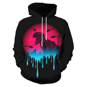 เสื้อฮู้ดผ้าฝ้ายสีเรียบสำหรับผู้ชายเสื้อผ้าฤดูหนาวพิมพ์ซับลิเมชันของพืชแบบกำหนดเอง - Product Image 5