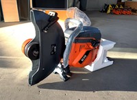 Scie à onglet industrielle RD 970 pour le sauvetage en cas d'incendie et la démolition de bâtiments avec machine à couper à combustion interne