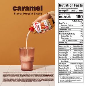 Premier <b>Protein</b> Shake, Caramel, 30g <b>Protein</b>, No Added Sugar, 24 Vitamins & Minerals to Support Immune Health, 11 fl oz, 12 Pack - Product Image 3