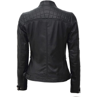 Veste en cuir unie pour femme, grande taille, hiver, respirante, coupe-vent, rembourrage en coton, fermeture éclair sur le devant, personnalisable – Meilleures ventes