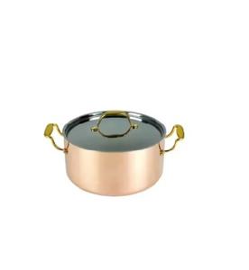 Casseroles en acier inoxydable en gros, marmites avec couvercle, fond en cuivre 3 plis, durables, écologiques, design moderne - Product Image 4