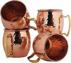 Insulated copper <b>mug</b> with <b>double</b>-<b>wall</b> construction for temperature control At Wholesale Price By HF CRAFTS - Product Image 5