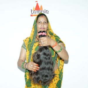 Cabello crudo indio virgen Temple, procesamiento químico de trama a granel, sin trenzado al por mayor, cutícula alineada, cabello humano - Product Image 1
