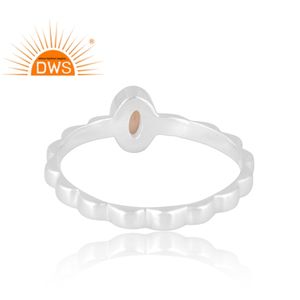 แหวนพลอยโอปอลจากเอธิโอเปีย925เงินสเตอร์ลิงธรรมชาติเครื่องประดับออกแบบได้ตามต้องการของขวัญสำหรับผู้หญิง - Product Image 2