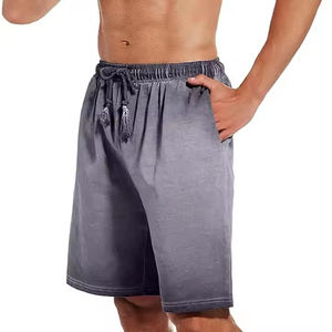 Pantalones cortos deportivos para hombre, peso pesado, nuevo estilo, algodón, hip-hop, deportes informales, pantalones cortos de playa, patrón sólido, bolsillos, tamaño - Product Image 4