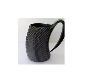 Jarra de Cuerno de Búfalo 100% Natural, Fabricada en India, para Beber Cerveza o Whisky, Hecha a Mano, Artesanía, en Venta - Product Image 6