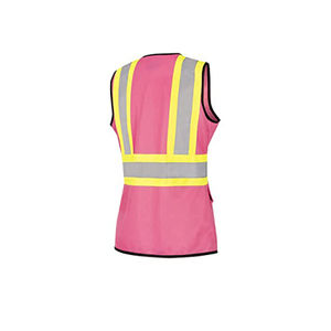 Hi Visibility Vest Gilet de sécurité réfléchissant avec poches Votre propre logo Design Men Wear Gilet de sécurité - Product Image 3