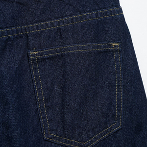 Hombres Unisex 2025 Primavera Nueva Moda Denim Casual Transpirable Gimnasio Pantalones Cortos Vintage Cintura Alta Cremallera - Product Image 5