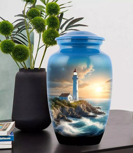 light house <b>urn</b> <b>for</b> <b>ashes</b> Adult Cremation <b>Urn</b> - Large Memorial Funeral Burial <b>Urns</b> - Product Image 4