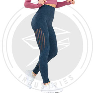 Leggings de jogging de gymnastique taille haute pour femmes pantalons de sport extensibles en maille respirante pour l'entraînement de fitness pour femmes - Product Image 4