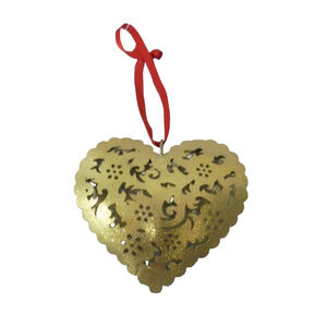 Hot Selling Iron Christmas <b>Decoration</b> Handmade Metal Hanging <b>Heart</b> Wall Decorative Blue Color <b>Heart</b> for Home <b>Decoration</b> - Product Image 2