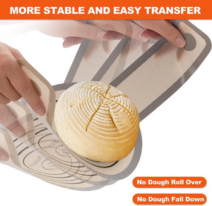 Precio súper barato para el juego de accesorios de cocina de pan de silicona reutilizable antiadherente y fácil de limpiar ancho extra para bandeja de hornear - Product Image 3