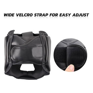 Nuevo último modelo Multi colores cara completa ganar cabeza protector casco de boxeo cuero genuino boxeo conjuntos cabeza de entrenamiento - Product Image 5