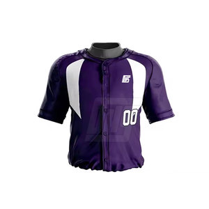 เครื่องแบบเบสบอลคุณภาพสูงผ้าระบายอากาศได้ดีเสื้อทีมเสื้อเจอร์ซีย์ขายส่งชุดเบสบอล - Product Image 4