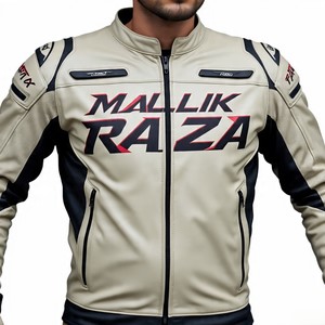 Proveedor de oro verificado | Chaqueta de motocicleta de cuero de vaca personalizada | MOQ bajo por Malik Raza - Product Image 3