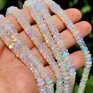 Cuentas de Ópalo de Rajastán, Naturales, Lisas, de 3-4 mm, Forma Redonda, Calidad Media, Precio al por Mayor, Cuentas de Gemas Mehrajudin - Product Image 2