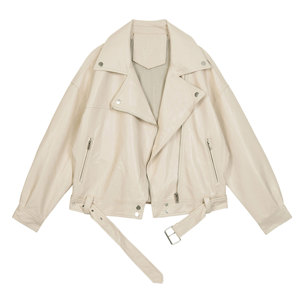 Wholesale Women Fashion <b>Plus</b> <b>Size</b> <b>Leather</b> <b>Jackets</b> Coats New Ladies Stylish Long Sleeve Winter <b>Leather</b> <b>Jacket</b> - Product Image 1