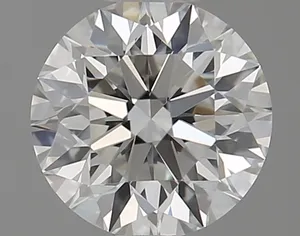 Solitaire natural de corte excelente brilhante redondo 0.53CT cor H VVS2 transparência diamantes soltos certificados GIA em massa