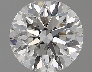 ทรงกลมที่ยอดเยี่ยมตัดดีเยี่ยม 0.53CT เพชรโซลิแทร์ธรรมชาติ H สี VVS2 ความชัดเจน GIA ได้รับการรับรองเพชรโซลิแทร์หลวมจํานวนมาก - Product Image 1