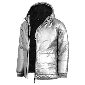 Chaqueta acolchada de algodón para hombre de Otoño Invierno, blusa superior con bolsillo con cremallera, Parka de ocio de gran tamaño con sombrero hecho de lona - Product Image 3