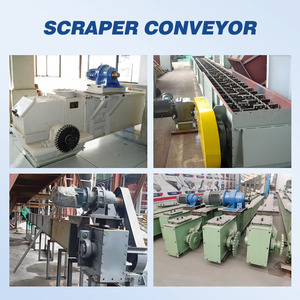 Açık çukur madenleri için sürükle zinciri ile metalurji ve kömür madenciliği açık çukur maden uçuş konveyör için uzun mesafe kazıyıcı konveyör - Product Image 5