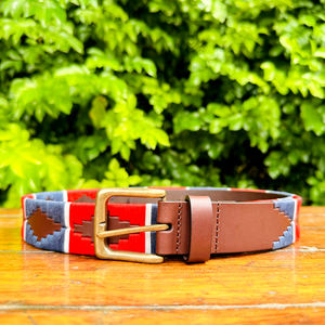 Polo jeunesse de style luxe de haute qualité ceinture en cuir véritable longueur personnalisée avec fil cireux OEB pour boucle fils recyclés décontractés - Product Image 3