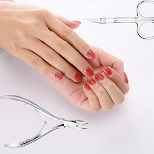 Tijeras de Manicura Curvas para Cutículas y Cejas, Portátiles, de Alta Calidad, con Grosor de 3.5 mm, con Envío Rápido - Product Image 1